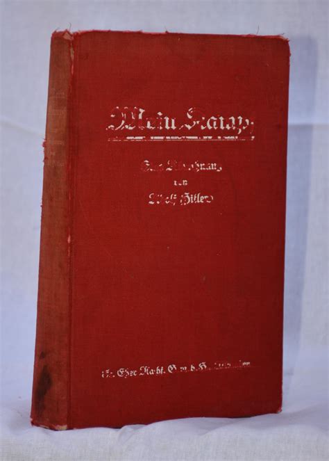 Mein kampf, first edition 1926 by Adolf Hitler ...
