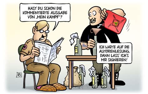 Mein Kampf Lesung von Harm Bengen | Politik Cartoon | TOONPOOL