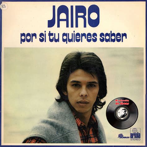 Melopopmusic: Jairo   Por Si Tu Quieres Saber [LP Ariola ...