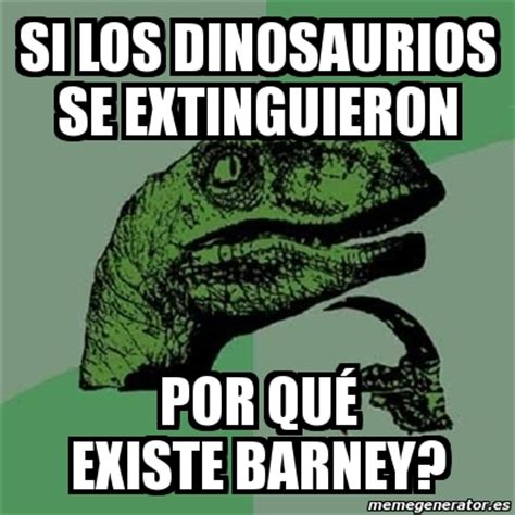 Meme Filosoraptor   si los dinosaurios se extinguieron por ...