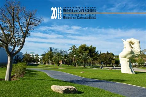 Memoria Universidad de Alicante 2013. Memoria Universidad ...