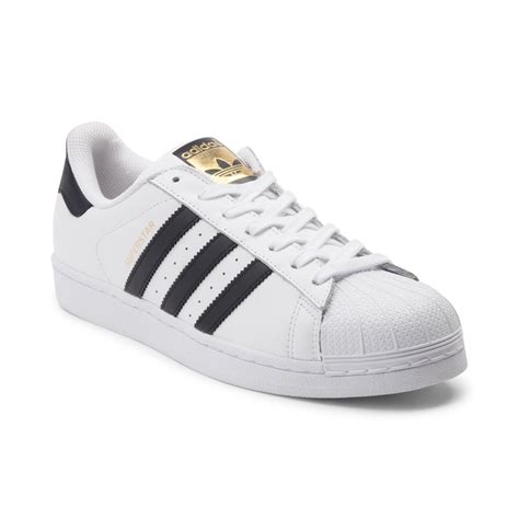 Mens adidas Superstar Athletic Shoe   white   436108
