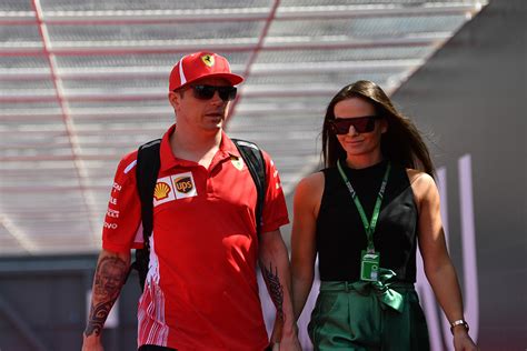 Mensaje de la mujer de Räikkönen a Hamilton:  Si lloras ...