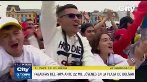 Mensaje del Papa Francisco en Bogotá a los jóvenes en su ...