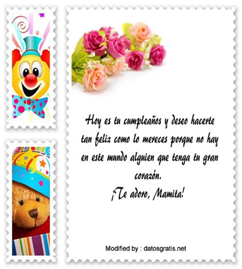 Mensajes De Cumpleaños Para Mi Madre | Felicitaciones De ...