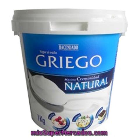 Mercadona yogur griego natural oikos, danone, pack 6 x 115 ...