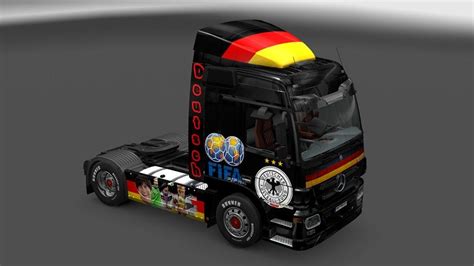 MERCEDES BENZ GERMANY SQUAD SKIN Mod  Euro Truck Simulator ...