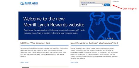 Merrill Lynch Credit Card Online Login   CC Bank