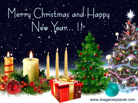 Merry Christmas and Happy New Year   Imágenes de Amor con ...