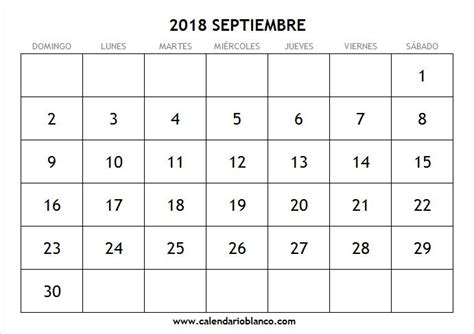Mes De Septiembre 2018 Calendario | Fondos de pantalla ...
