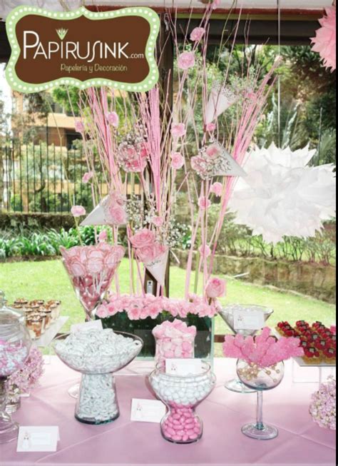 mesa de dulces, primera comunión niña, postres, decoración ...