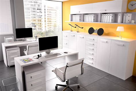 Mesa de oficina fija colores arce y gris tablero 30 mm de ...