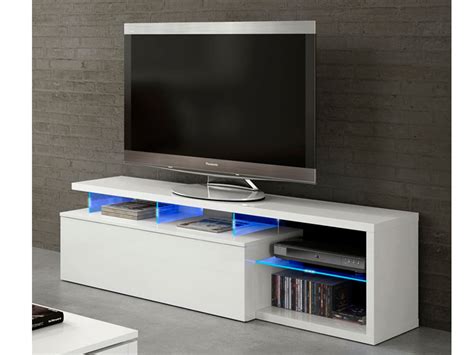 Mesa de Tv para salón blanca, mueble mesa de comedor con ...