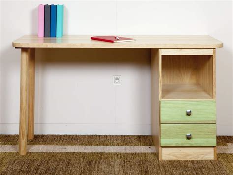 Mesa estudio escritorio de madera maciza a medida| Los ...