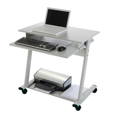 Mesa para ordenador con ruedas 80x50x79 cm RD9100 | Deskidea