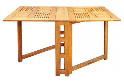 Mesa plegable extraíble modelo nuevo madera teca | BALCON ...