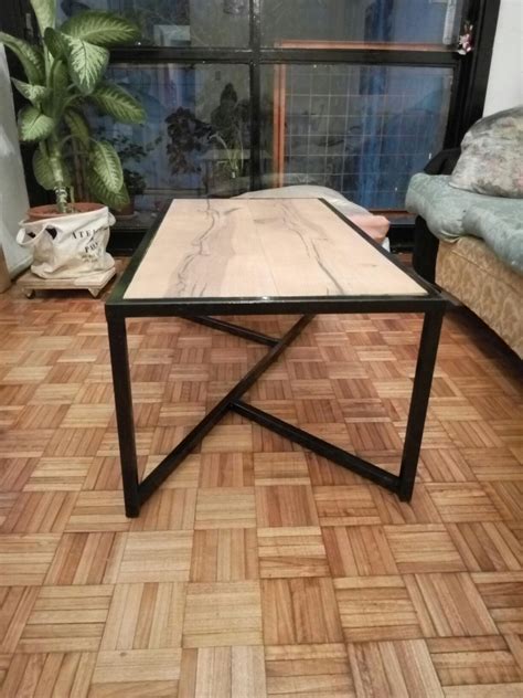 Mesa ratona hierro y madera. Diseños a medida | Muebles ...