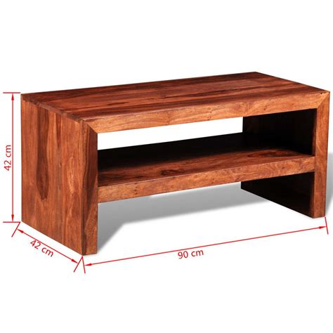 Mesa soporte para TV / auxiliar de madera maciza de ...