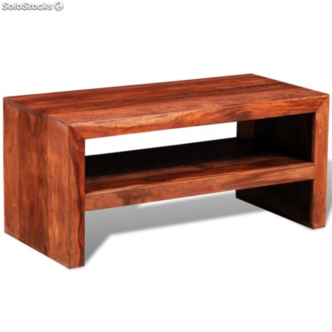 Mesa soporte para TV / auxiliar de madera maciza de Sheesham