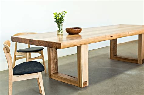 Mesas de comedor modernas de madera maciza   más de 50 ideas