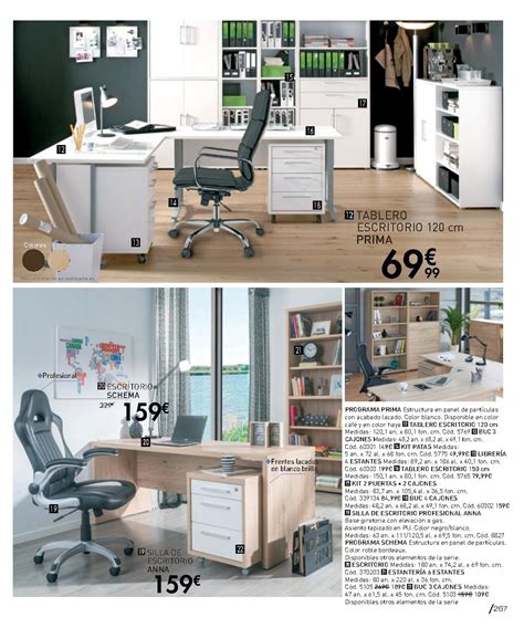 Mesas de escritorio: vea catálogo Conforama 2018 | iMuebles
