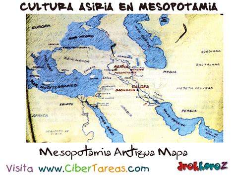 Mesoportamia Antigua Mapa – Cultura Asiria en Mesopotamia ...