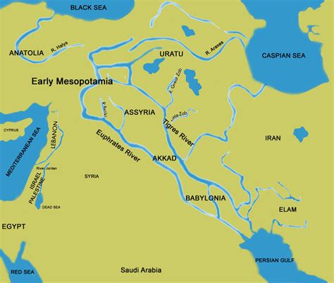 Mesopotamia, comes from the ancient Greek,  land  between ...