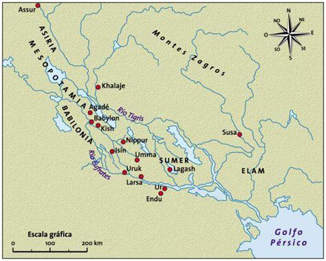 Mesopotamia: Mapa, Antigua, Ubicación Geográfica, Religión ...
