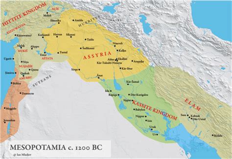 Mesopotamia – Map « Cradle of Civilization