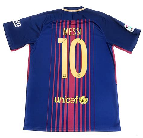 Messi #10 2017 2018 NEW FC Barcelona Home Jersey Men/Adult