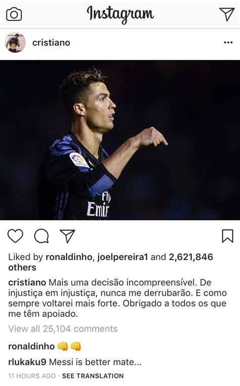 Messi and Ronaldo News: Lukaku Instagram page trolls ...