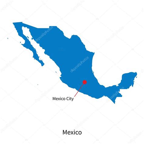 Messico Capitale Mappa