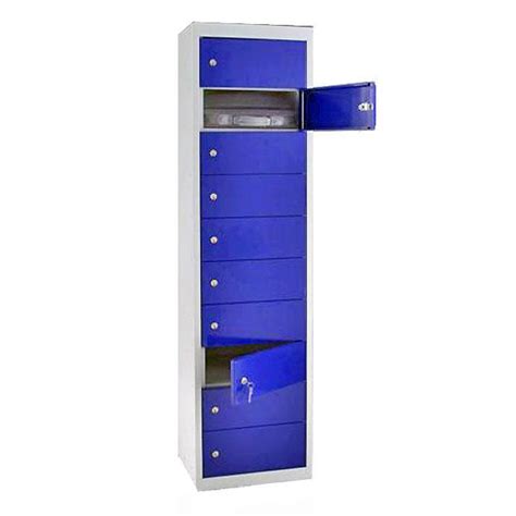 Metal Lockers Ten Door Lockers   3D Lockers