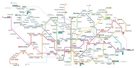 Metro de Barcelona, más de 100 imágenes del plano de metro ...