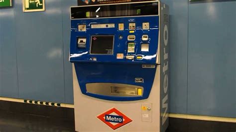 Metro de Madrid   Maquina expendedora de billetes averiada ...