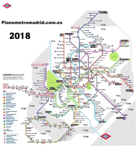 Metro Madrid Mapa | Mapa Metro Madrid