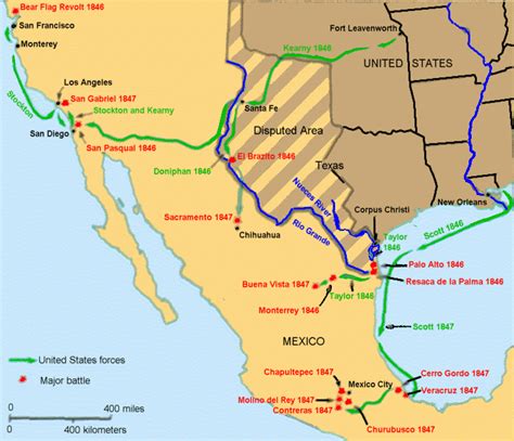Mexican American War… Chronology of Events | Spanish ...