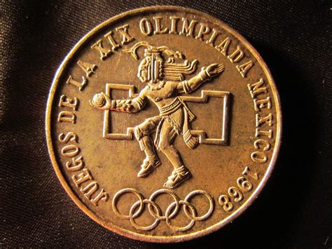 Mexico 25 Pesos 1968 Juegos Olimpicos Plata 0.720 3,7 Cms ...