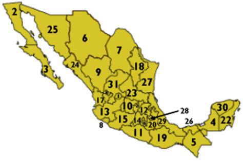 Mexico is a federal republic made up of 31 states and 1 ...