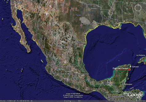 Mexico Map Google Earth