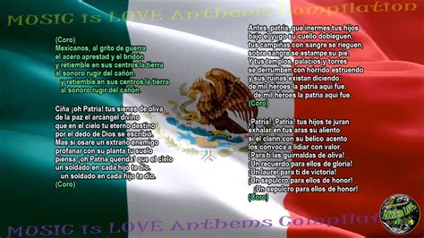 Mexico National Anthem with music, vocal and lyrics ...