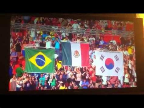 Mexico s national anthem in London2012, men s soccer team ...