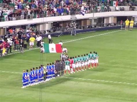 Mexico VS El Salvador  Mexico National Anthem    YouTube