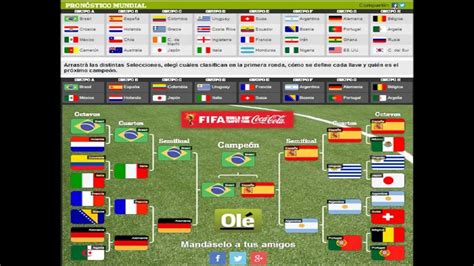 MI PRONOSTICO PARA EL MUNDIAL 2014   YouTube