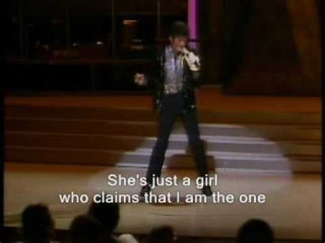 Michael Jackson Billie Jean in concert with lyrics   YouTube