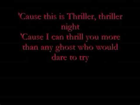 Michael Jackson Thriller Lyrics.mp4   YouTube