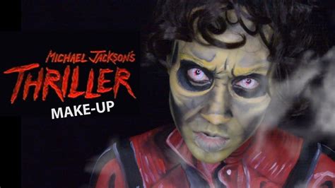 Michael Jackson Thriller Makeup Tutorial   YouTube