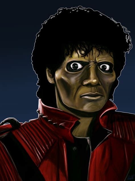 Michael Jackson Thriller: portrait by xynode on DeviantArt
