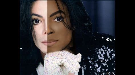 MICHAEL JACKSON   White To Black Photoshop Transformation ...