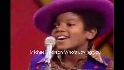 Michael Jackson Who s Loving You YouTube